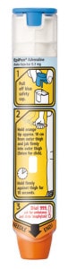 Photo of an Epi-pen auto-injector