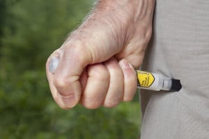 Epinephrine Injection using Auto-Injector Syringe