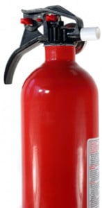 A Red Fire Extinguisher